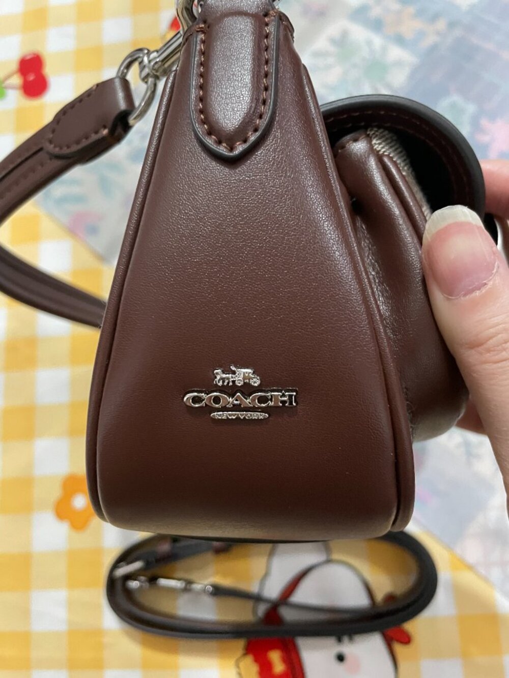 Coach Signature Double-Buckle Bag (Underarm/Crossbody) - Picture 7 of 12